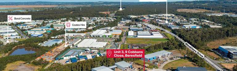 Factory, Warehouse & Industrial commercial property for lease at Unit 3/9 Cobbans Close Beresfield NSW 2322