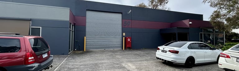 Factory, Warehouse & Industrial commercial property for lease at 4/59 Gilbert Park Drive Knoxfield VIC 3180