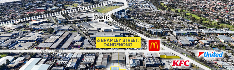 Factory, Warehouse & Industrial commercial property for lease at 1-8/6 Bramley Street Dandenong VIC 3175