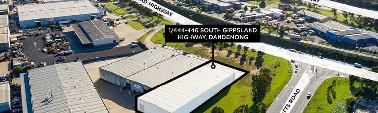 Factory, Warehouse & Industrial commercial property for lease at 1/444-446 South Gippsland Highway Dandenong South VIC 3175