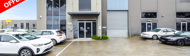 Factory, Warehouse & Industrial commercial property for lease at Unit 22/87-91 Hallam South Road Hallam VIC 3803