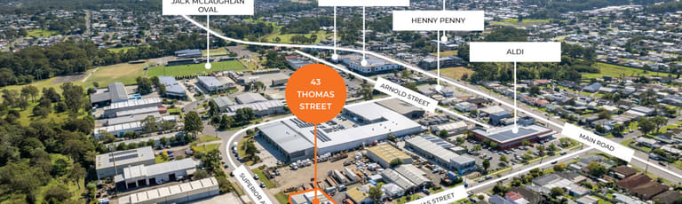 Factory, Warehouse & Industrial commercial property for lease at 43 Thomas Street Edgeworth NSW 2285