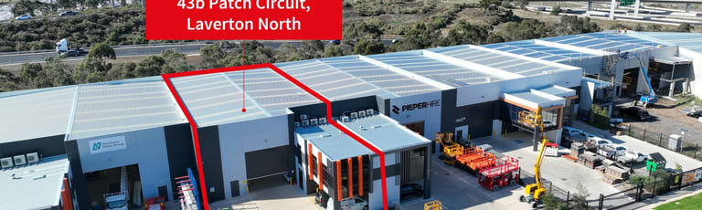 Factory, Warehouse & Industrial commercial property for lease at 43B Patch Circuit Laverton North VIC 3026