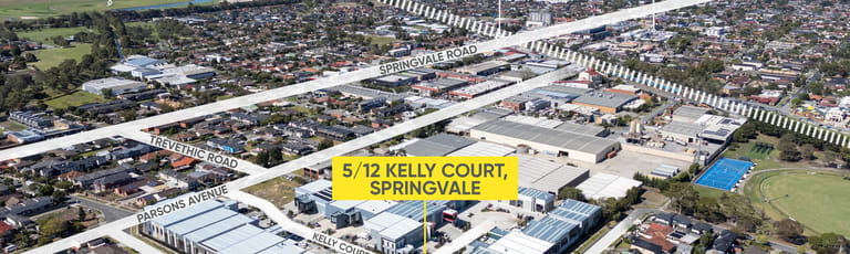 Shop & Retail commercial property for lease at 5/12 Kelly Court Springvale VIC 3171