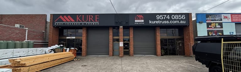 Factory, Warehouse & Industrial commercial property for lease at 59A&B Osborne Avenue Springvale VIC 3171