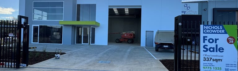 Factory, Warehouse & Industrial commercial property for sale at 38 or 40 Industrial Circuit Cranbourne West VIC 3977