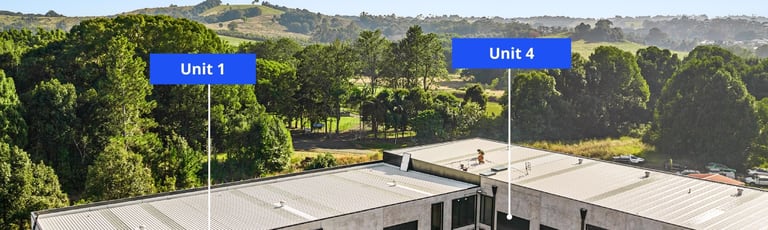 Factory, Warehouse & Industrial commercial property for sale at 1 & 4/6 Bugam Place Bangalow NSW 2479