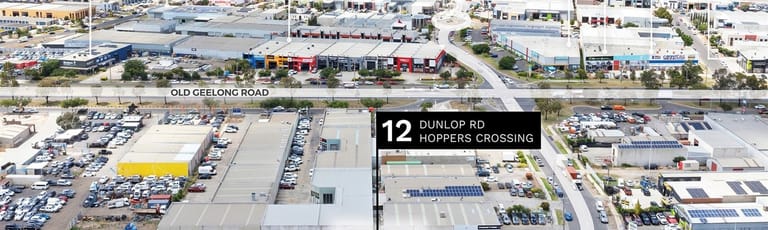 Factory, Warehouse & Industrial commercial property sold at 12 Dunlop Road Hoppers Crossing VIC 3029