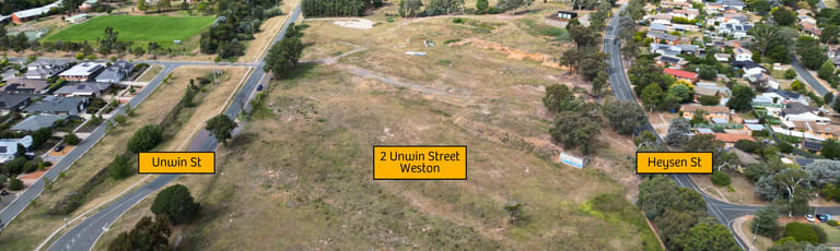 Development / Land commercial property for sale at Block B/2 Unwin Street Weston ACT 2611