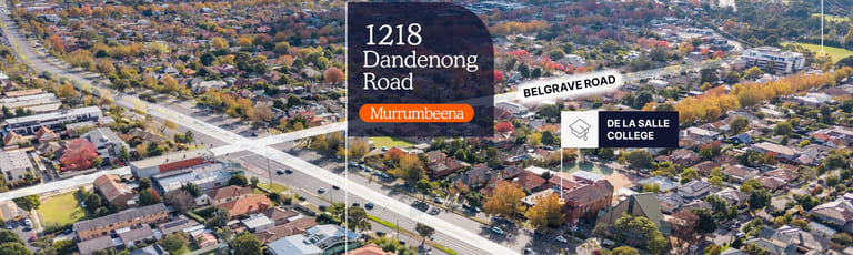 Development / Land commercial property for sale at 1218 Dandenong Road Murrumbeena VIC 3163