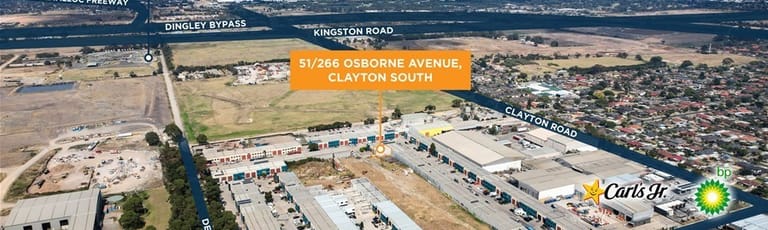 Factory, Warehouse & Industrial commercial property for sale at 51/266 Osborne Avenue Clayton South VIC 3169