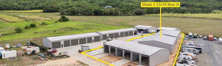 Factory, Warehouse & Industrial commercial property for sale at Sheds 1-13/45 Beor Street Craiglie QLD 4877