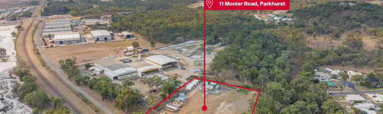 Factory, Warehouse & Industrial commercial property for sale at Industrial Land in Parkhurst/11 Monier Road Parkhurst QLD 4702