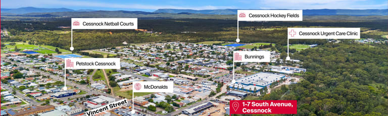 Development / Land commercial property for sale at 1-7 South Avenue Cessnock NSW 2325