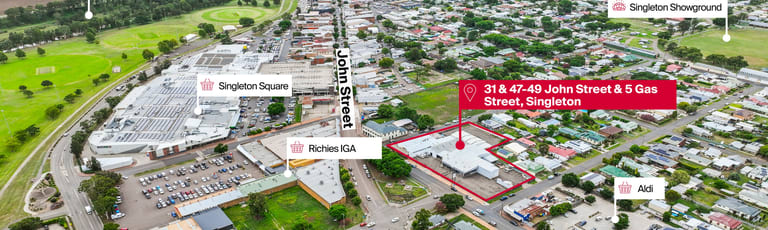 Development / Land commercial property for sale at 31 & 47-49 John Street Singleton NSW 2330 Development / Land commercial property for sale at 31 & 47-49 John Street Singleton NSW 2330