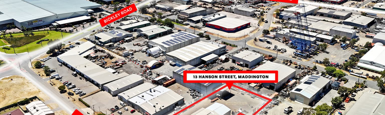 Factory, Warehouse & Industrial commercial property for sale at 13 Hanson Street Maddington WA 6109 Factory, Warehouse & Industrial commercial property for sale at 13 Hanson Street Maddington WA 6109