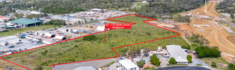Development / Land commercial property for sale at Industrial Land in Parkhurst/167-175 Wade Street Parkhurst QLD 4702