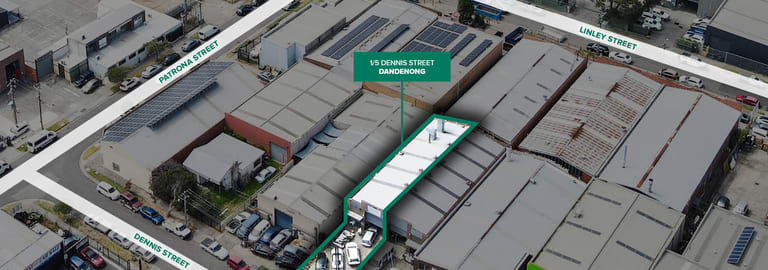 Factory, Warehouse & Industrial commercial property for lease at 1/5 Dennis Street Dandenong VIC 3175