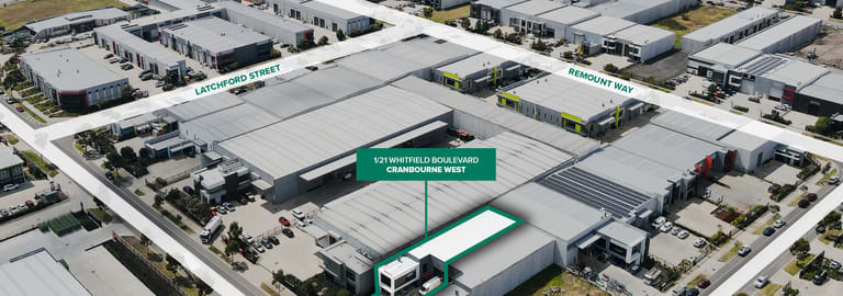Factory, Warehouse & Industrial commercial property for lease at 1/21 Whitfield Boulevard Cranbourne West VIC 3977