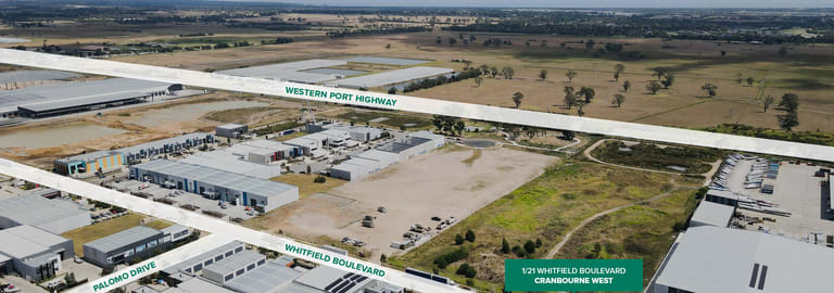 Factory, Warehouse & Industrial commercial property for lease at 1/21 Whitfield Boulevard Cranbourne West VIC 3977