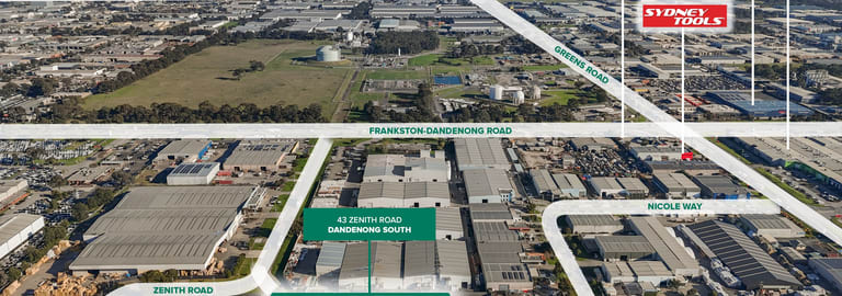 Factory, Warehouse & Industrial commercial property for lease at 43 Zenith Road Dandenong VIC 3175