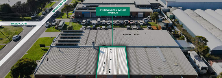 Factory, Warehouse & Industrial commercial property for lease at 3/13 Newington Avenue Rosebud VIC 3939