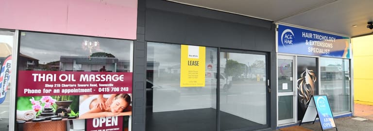 Shop & Retail commercial property leased at Shop B/213-215 Charters Towers Road Mysterton QLD 4812