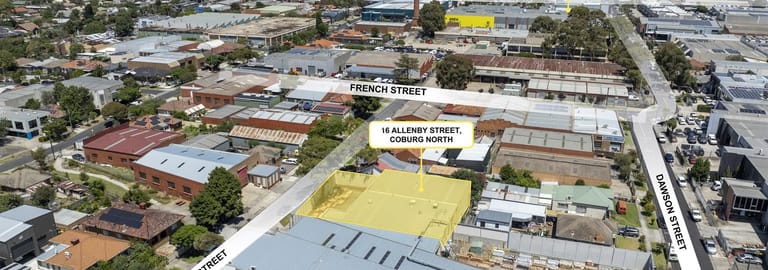 Factory, Warehouse & Industrial commercial property for lease at 16 Allenby Street Coburg North VIC 3058