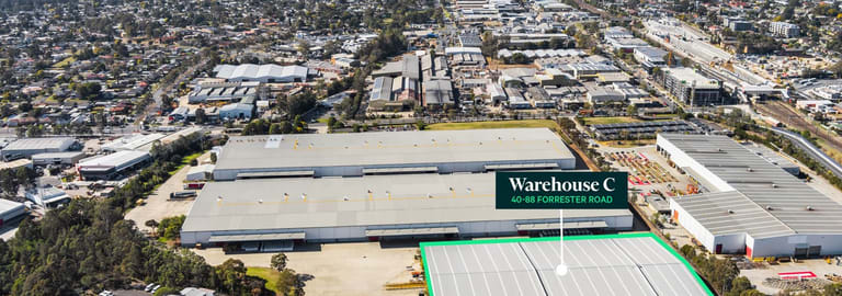 Factory, Warehouse & Industrial commercial property for lease at Warehouse C 40-88 Forrester Road St Marys NSW 2760