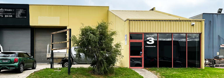 Factory, Warehouse & Industrial commercial property for lease at 3/10 Rutherford Road Seaford VIC 3198