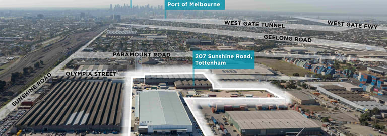 Factory, Warehouse & Industrial commercial property for lease at 207 Sunshine Road Tottenham VIC 3012