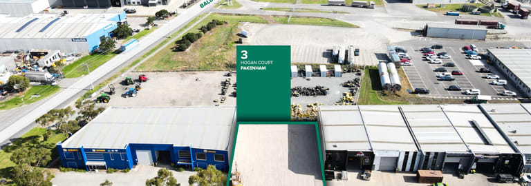 Factory, Warehouse & Industrial commercial property for lease at 3 Hogan Court Pakenham VIC 3810