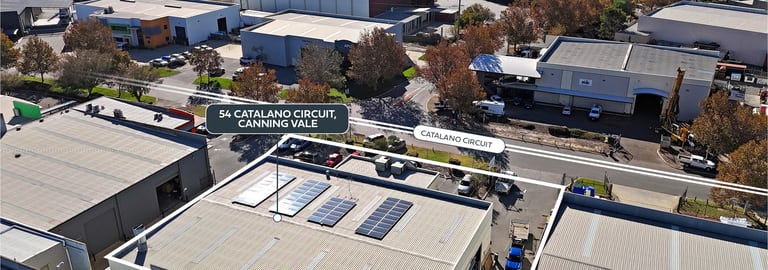 Factory, Warehouse & Industrial commercial property for lease at 54 Catalano Circuit Canning Vale WA 6155