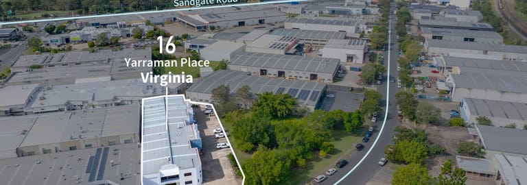 Factory, Warehouse & Industrial commercial property for lease at 16 Yarraman Place Virginia QLD 4014