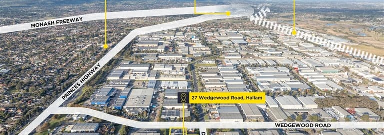 Factory, Warehouse & Industrial commercial property for lease at 27 Wedgewood Rd Hallam VIC 3803