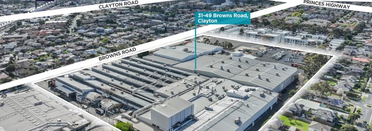 Factory, Warehouse & Industrial commercial property for lease at 31-49 Browns Road Clayton VIC 3168
