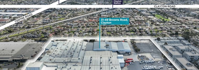 Factory, Warehouse & Industrial commercial property for lease at 31-49 Browns Road Clayton VIC 3168