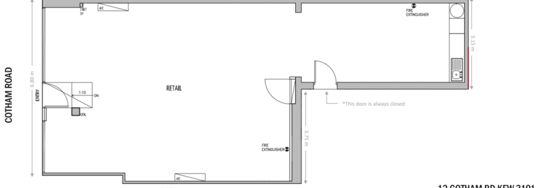 Showrooms / Bulky Goods commercial property for lease at 12 Cotham Road Kew VIC 3101