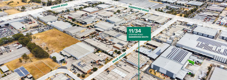 Factory, Warehouse & Industrial commercial property for lease at 11/34 Stephen Road Dandenong South VIC 3175 Factory, Warehouse & Industrial commercial property for lease at 11/34 Stephen Road Dandenong South VIC 3175