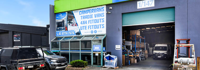 Factory, Warehouse & Industrial commercial property for lease at 1/147-153 Greens Road Dandenong South VIC 3175