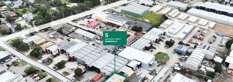 Factory, Warehouse & Industrial commercial property for lease at 5 Arduina Street Somerville VIC 3912