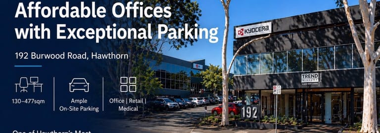 Offices commercial property for lease at 192 Burwood Road Hawthorn VIC 3122