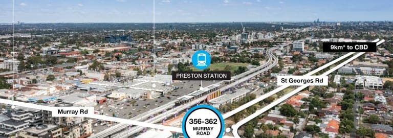 Development / Land commercial property for sale at 356-362 Murray Road Preston VIC 3072