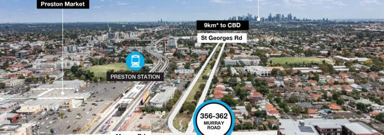Development / Land commercial property for sale at 356-362 Murray Road Preston VIC 3072