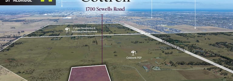 Development / Land commercial property sold at 1700 Sewells Road Mount Cottrell VIC 3024