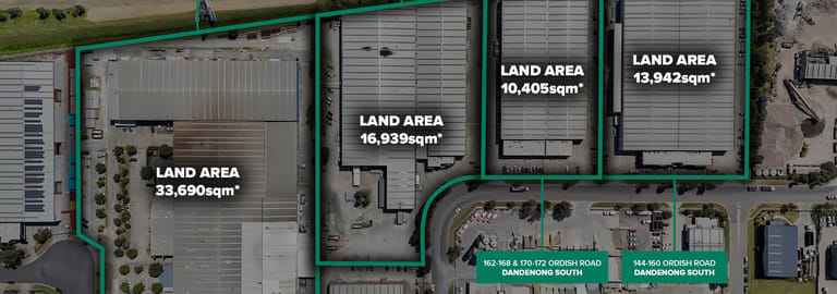 Factory, Warehouse & Industrial commercial property for sale at 144-180 Ordish Road & 25-31 Licola Crescent Dandenong South VIC 3175