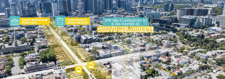 Development / Land commercial property sold at 375-381 Clarendon Street & 154 Napier Street South Melbourne VIC 3205