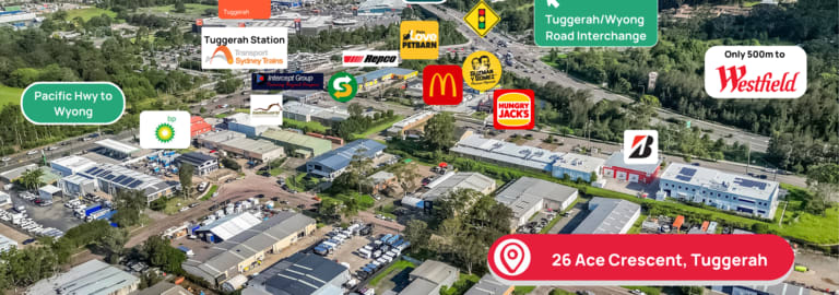 Factory, Warehouse & Industrial commercial property sold at 26 Ace Crescent Tuggerah NSW 2259