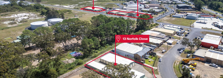 Factory, Warehouse & Industrial commercial property for sale at 14 & 15 Rodmay Street, 2 Douglas Avenue & 13 Norfolk Close Tuncurry NSW 2428
