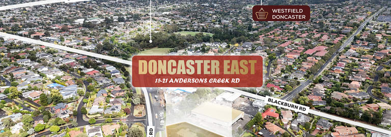 Development / Land commercial property for sale at 15-21 Andersons Creek Road Doncaster East VIC 3109